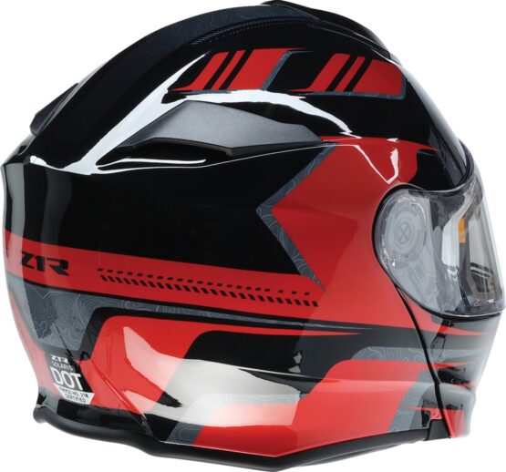 Z1R Solaris First Tracks Modular Snow Electric Helmet L Red - Image 2