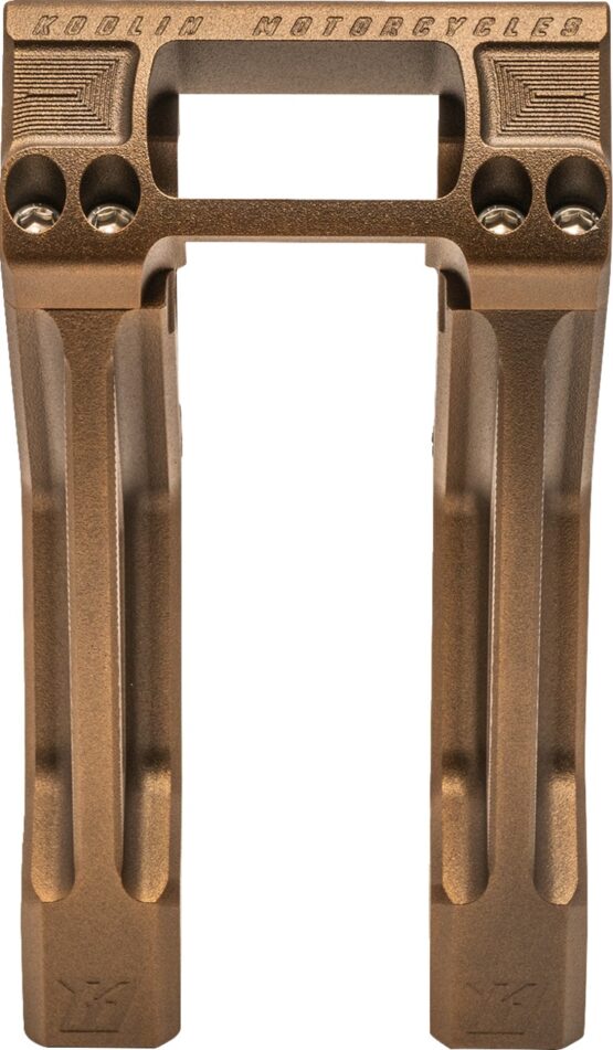 Kodlin USA Fastback Risers 6in Bronze For Harley-Davidson Digital Gauges - Image 2