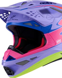 Alpinestars Supertech M10 Jett Lawrence R01 Helmet Small Pink/Purple/Yellow