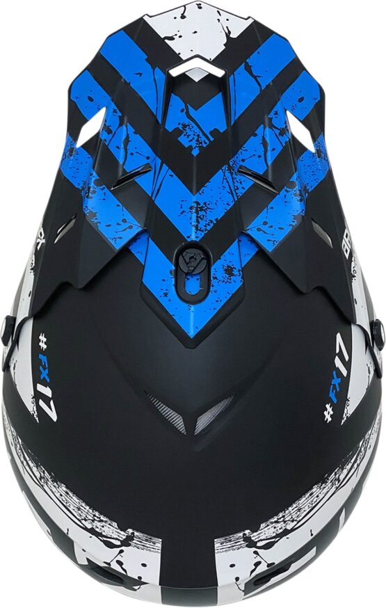 AFX FX-17 Attack MX Helmet Matte Blue XS Adult Unisex - Image 2