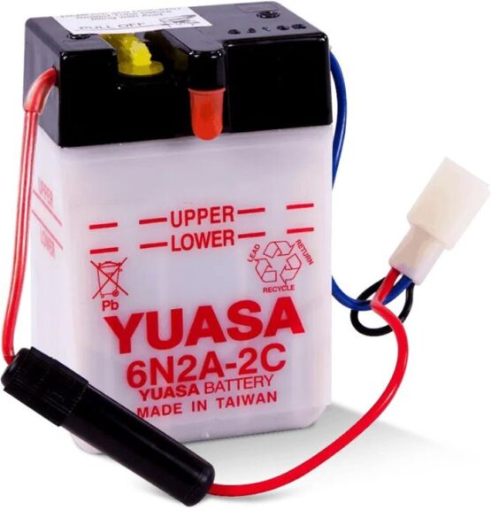 Yuasa 6N2A-2C Conventional 6V Battery For Honda CT70 SL70 Z50