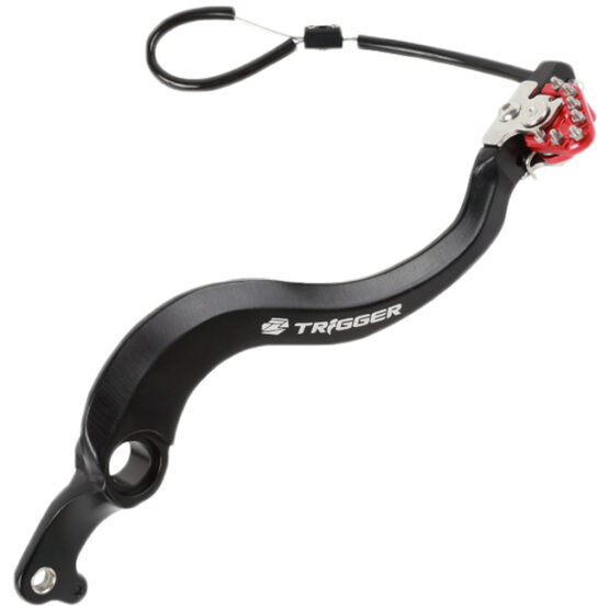 ZETA Trigger Brake Pedal Red For Honda CRF250R CRF450R CRF250RX CRF450RX