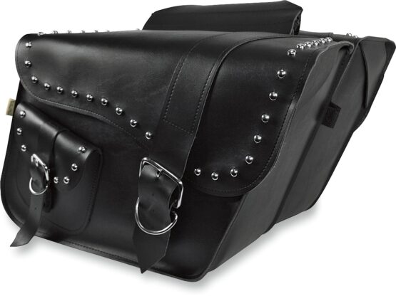 Willie & Max Ranger Studded Slant Saddlebags 16"x11"x6.5"