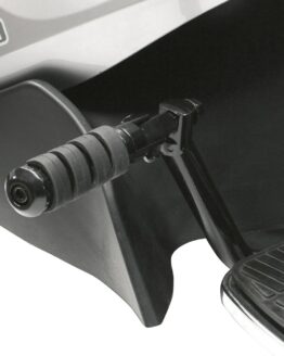 Adjustable Bolt-On Highway Bar Footpeg Mounts - Black