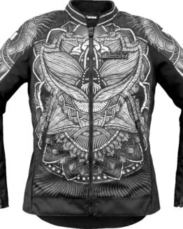 ICON Women's Overlord3 Noble Jacket XL Gray/Black/White