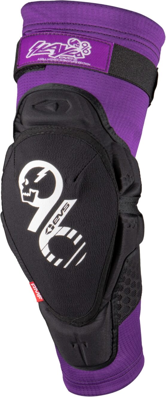 EVS Slayco96 Knee Guard Pair Purple/Black - 2XL - Image 2