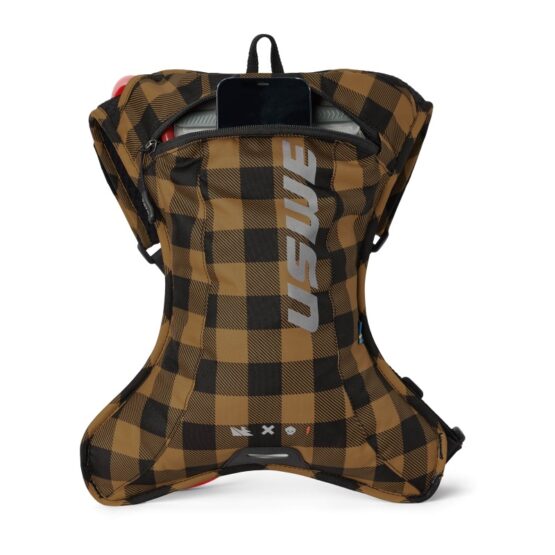 USWE Outlander 2L Hydration Pack Flannel Bronze/Black - Image 2