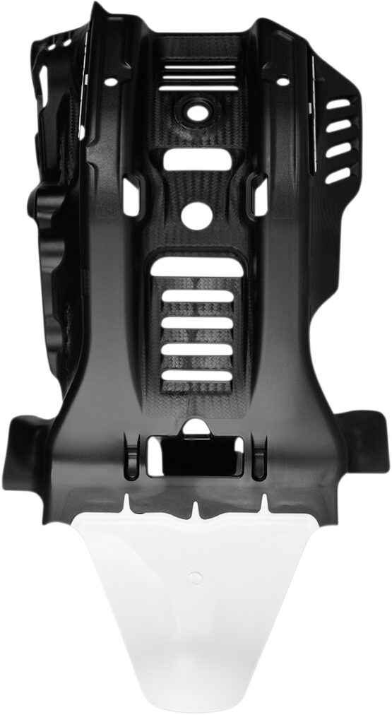 Offroad Skid Plate Black/White with Linkage Guard