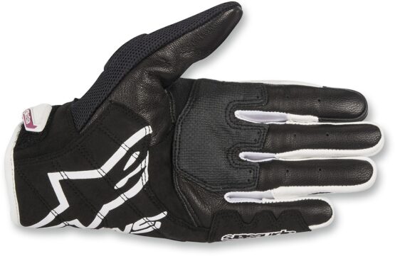 Women's SMX-2 V2 Air Carbon Street Riding Gloves Black/White Small - Image 2