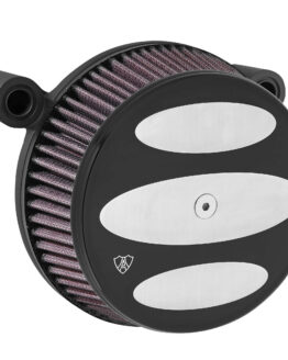 Big Sucker Air Filter Scalloped - Black