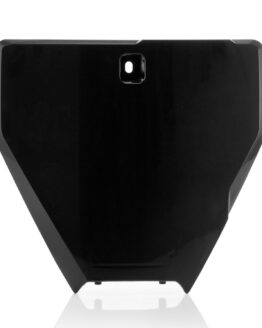 Front Number Plate - Black