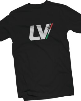 Leovince Men's T-Shirt Black/White XL