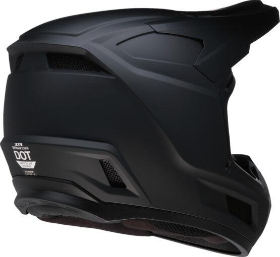 Z1R Youth Dirt Maxx Helmet Matte Black Large - Image 2