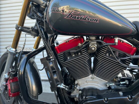 UltraCool SMT-4 Side Mount Naked Oil Cooler Kit Black For Harley Dyna FXR Touring - Image 4
