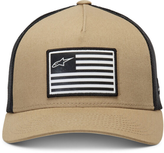 Alpinestars Flag Snapback Hat Sand/Black One Size