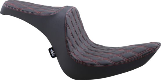 Predator III Seat- Double Diamond Red Thread 7in Tall Rider Support-2Up