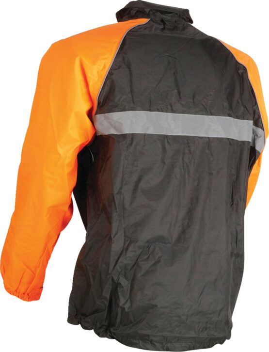Z1R Waterproof Rain Jacket Black/Orange Men's 2XL - Image 3