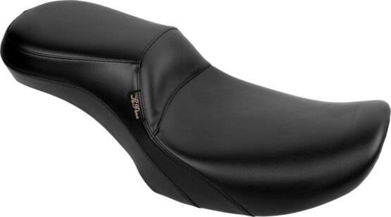 Le Pera Outcast Daddy Long Legs 2-Up Seat Plain Black Harley FLH/FLT 23-24