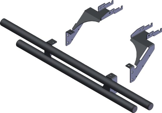 KFI Products Rear Double Tube Bumper Black For Polaris General XP 1000 - Image 2
