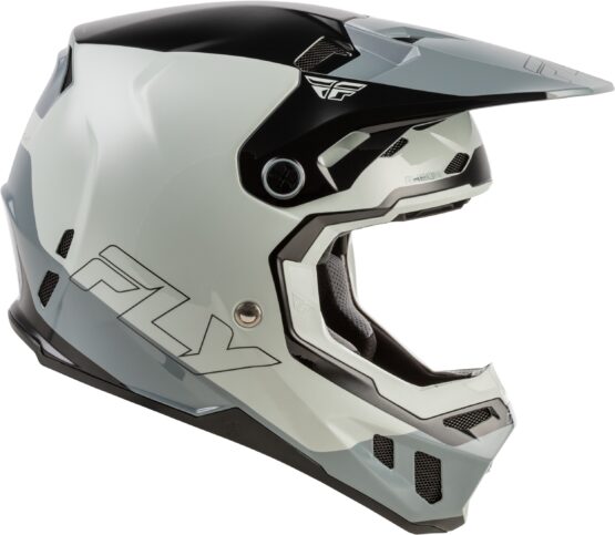 Fly Racing Formula CC Glide Helmet Grey/Light Grey/Black XL - Image 3