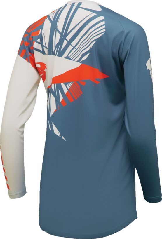 Thor Women's Sector Split Jersey Blue White Large - Image 2