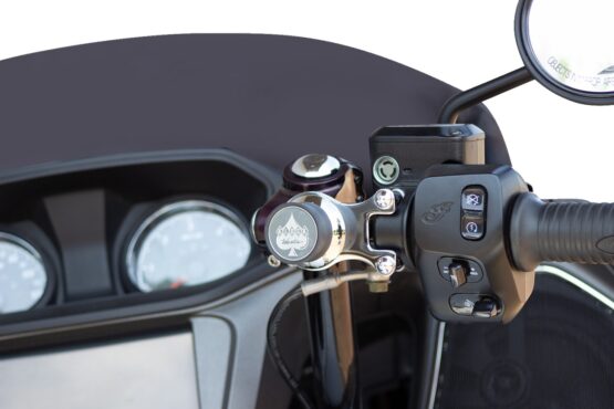 Klock Werks iOmount Ambidextrous Mount Chrome For Indian Challenger/Pursuit