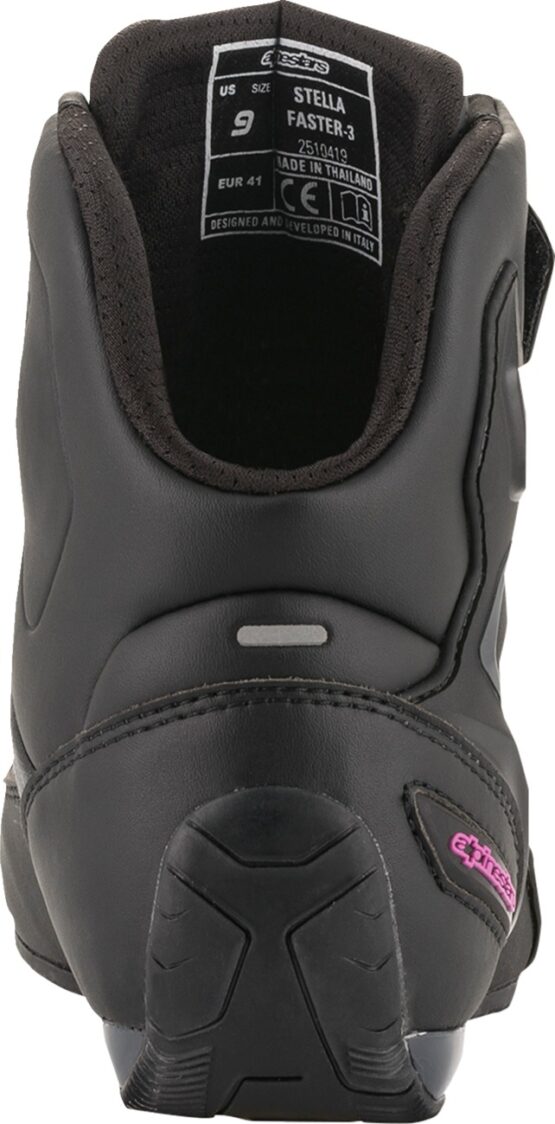 Women's Faster-3 Street Riding Shoes Black/Gray/Pink US 10.5 - Image 2
