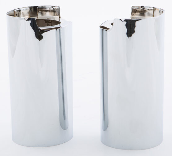 Upper Fork Tube Covers Chrome