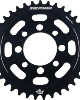 Fire Power Rear Steel Sprocket 37T Black For Kawasaki KLX110 2002-2020