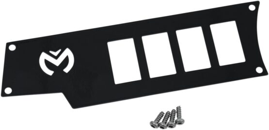 Moose Left Dashplate Black 4Switch Small Fits 15-19 Polaris RZR 900/1000