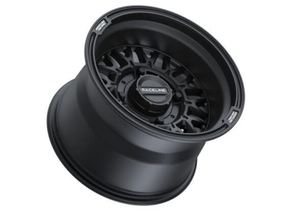 Raceline Omega 15x10 4x156 Satin Black Rear Wheel 0mm Offset - Image 2