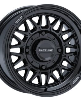 Raceline Omega Gloss Black 15x7 4x156 +10mm Wheel