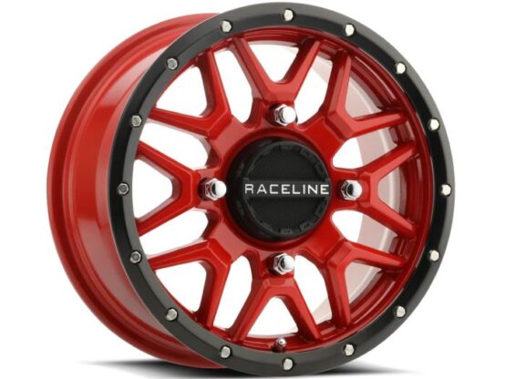Raceline Krank Red 15x7 4x156 +10mm ATV/UTV Wheel