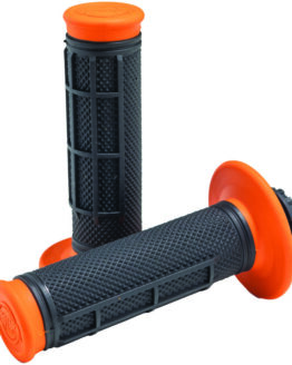 ProTaper Pro Series Clamp-On 1/2 Waffle Grips Orange/Black