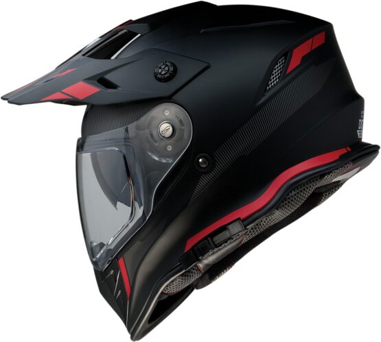 Z1R Range Uptake Helmet - Black/Red - Large - Image 2