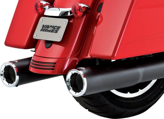 Hi-Output Black Dual Slip On Exhaust