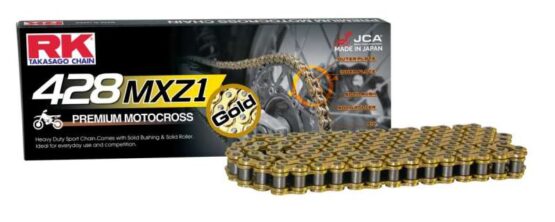 RK GB428MXZ1-100 Gold 428 MXZ1 Mini Racing Chain 100 Links