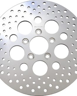 Drilled Polished Rear Brake Rotor 292mm Counterbore