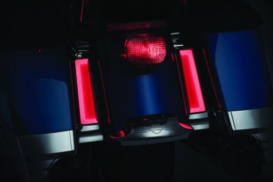 Tracer L.E.D. Inserts For Saddlebag Supports Chrome - Image 5
