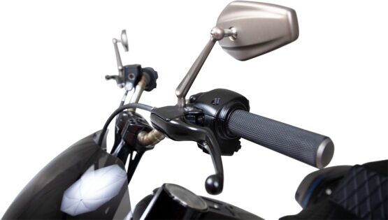 Arlen Ness Mini Stocker Billet Mirror Left Titanium Aluminum - Image 2