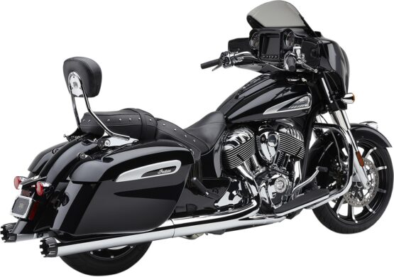Cobra 4" Dual-Cut Neighbor Hater Slip On Exhaust Mufflers Chrome