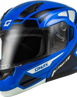 GMAX MD-04 Sector Modular Helmet Blue/Black Small