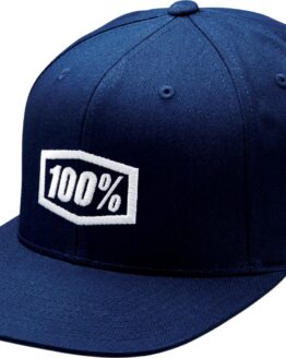 100% Men's Icon Hat Navy One Size