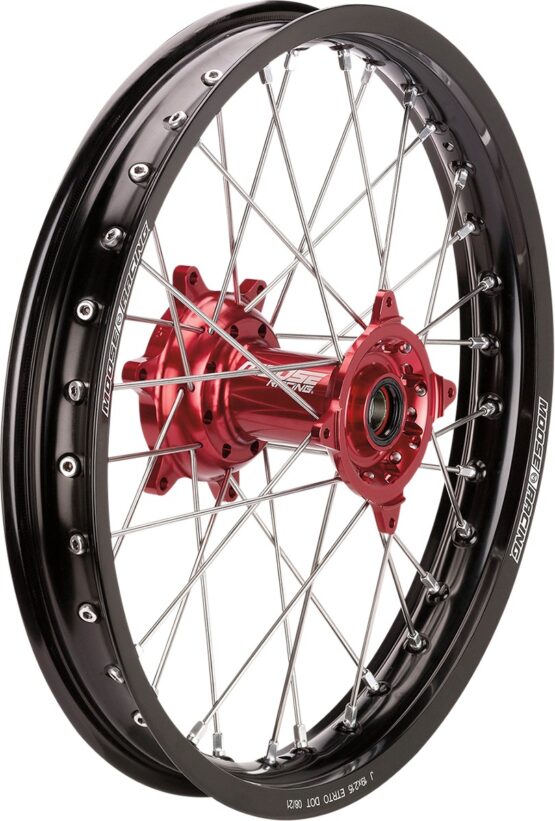 SX-1 Black Red Complete Rear Wheel 2.15x18