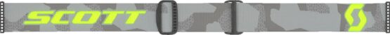 Scott Fury Snow Cross Goggles Light Gray/Neon Yellow Chrome Lens - Image 2