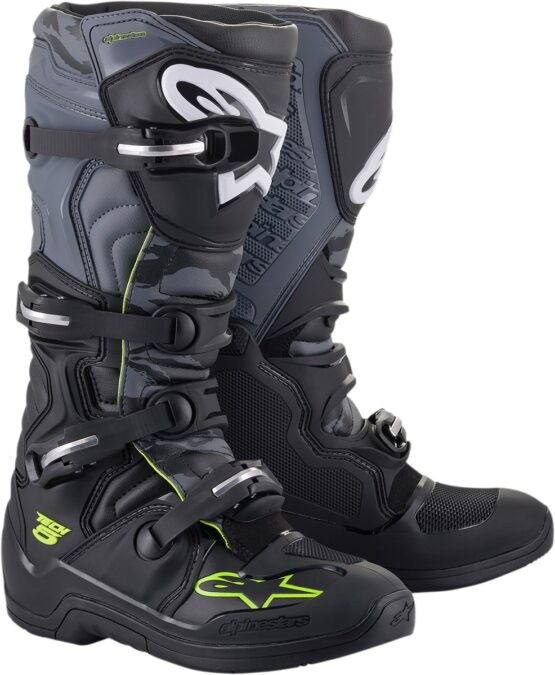 Alpinestars Tech 5 Boots Black/Gray US 12 Offroad Motocross