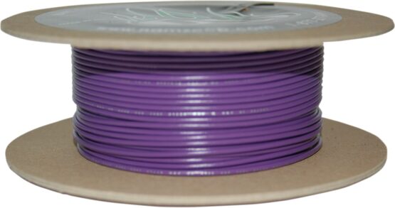 Violet 18 Gauge Color Match Primary Wire - 100' Spool - Image 2
