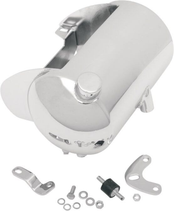 Drag Specialties Custom Oil Tank Chrome For Harley-Davidson Softail