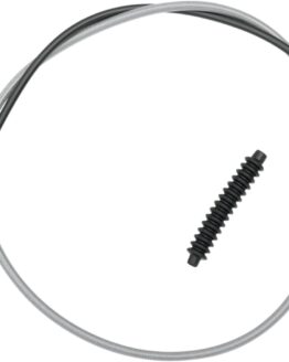 Drag Specialties Braided Stainless Clutch Cable +8in Chrome For Harley-Davidson