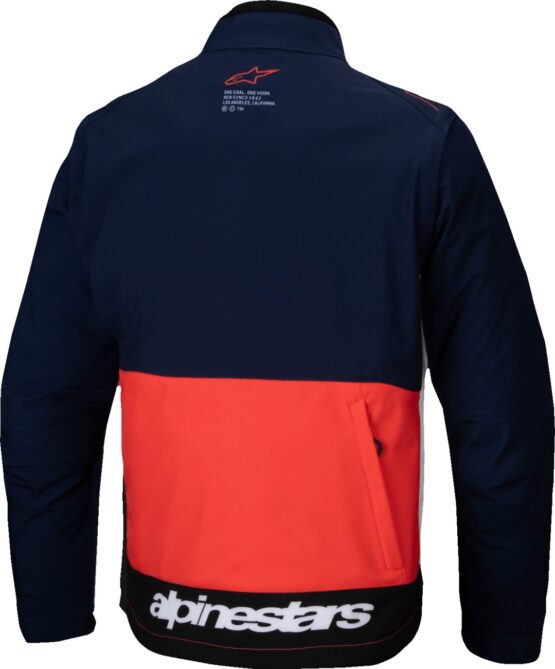 Alpinestars Lite-Dura Softshell Jacket Navy/Orange XL Men's - Image 2